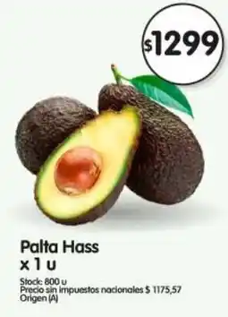 Supermercados Buenos Días Palta hass oferta