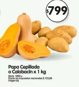 Supermercados Buenos Días Papa cepillada o calabacín oferta