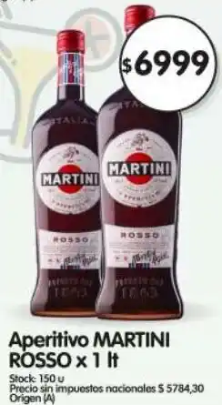 Supermercados Buenos Días Rosso martini aperitivo oferta