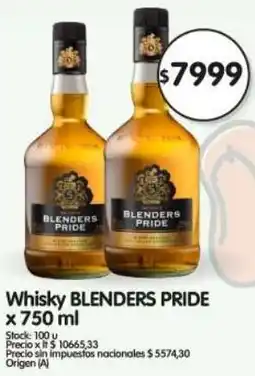 Supermercados Buenos Días Blenders pride whisky oferta