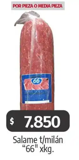 Autoservicio Capo Salame t/milán "66" oferta
