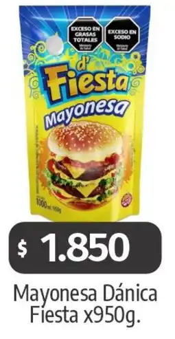 Autoservicio Capo Mayonesa dánica fiesta oferta