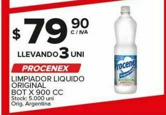 Carrefour Maxi Limpiadores procenex oferta