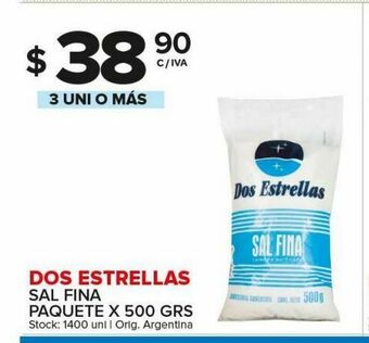 Carrefour Maxi Sal dos estrellas oferta