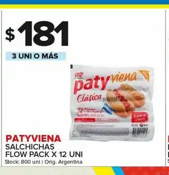 Carrefour Maxi Salchichas paty viena oferta