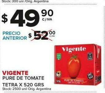 Carrefour Maxi Puré de tomate vigente oferta