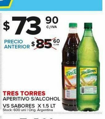 Carrefour Maxi Aperitivos tres torres oferta