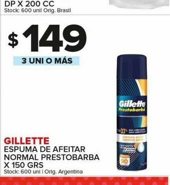 Carrefour Maxi Espuma de afeitar gillette oferta