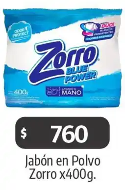 Autoservicio Capo zorro jabón en polvo oferta