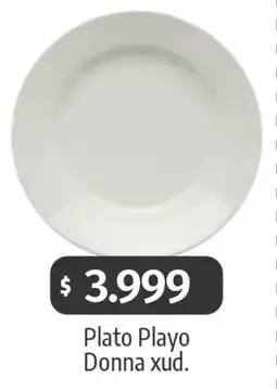 Autoservicio Capo Donna plato playo oferta