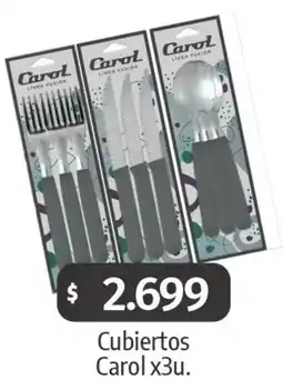 Autoservicio Capo Carol cubiertos oferta