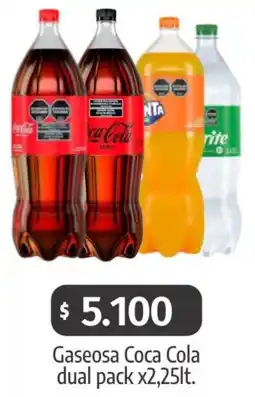 Autoservicio Capo Coca cola gaseosa dual pack oferta