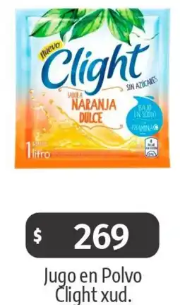 Autoservicio Capo Clight jugo en polvo oferta