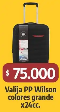 Autoservicio Capo Valija pp wilson colores grande oferta