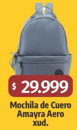 Autoservicio Capo Mochila de cuero amayra aero oferta