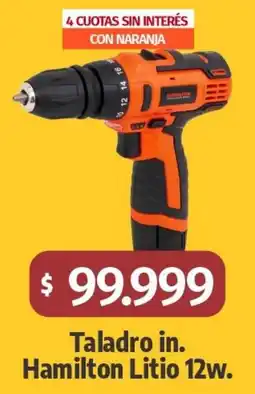 Autoservicio Capo Hamilton litio taladro in. oferta