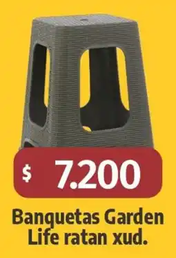 Autoservicio Capo Banquetas garden life ratan oferta