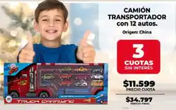 Supermayorista Vital Camión transportador oferta