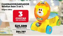 Supermayorista Vital Caminador/andador winfun leon 3 en l oferta