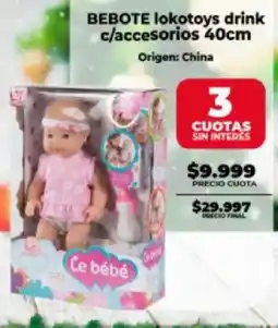 Supermayorista Vital Bebote lokotoys drink c/accesorios oferta