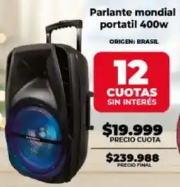 Supermayorista Vital Parlante mondial portatil oferta