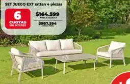 Supermayorista Vital Set juego ext rattan oferta