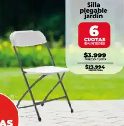 Supermayorista Vital Silla plegable jardin oferta