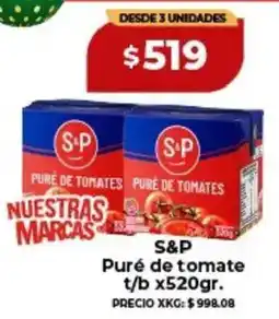 Supermayorista Vital S&P puré de tomate t/b oferta