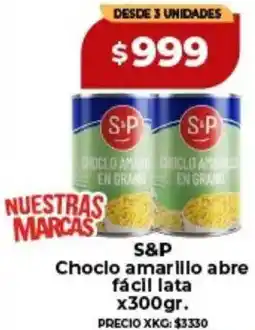 Supermayorista Vital S&P choclo amarillo abre fácil lata oferta