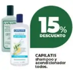 Supermayorista Vital Capilatis shampoo y acondicionador todos oferta