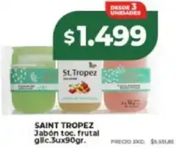 Supermayorista Vital Saint tropez jabón toc. frutal gllc. oferta