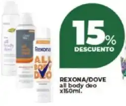 Supermayorista Vital Rexona/dove all body deo oferta