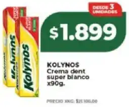 Supermayorista Vital Kolynos crema dent super blanco oferta