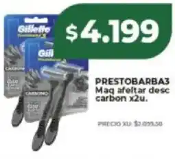 Supermayorista Vital Prestobarba3 maq afeltar desc carbon oferta