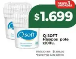 Supermayorista Vital Q-soft hisopos pote oferta