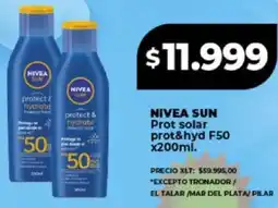 Supermayorista Vital Nivea sun prot solar prot&hyd f50 oferta