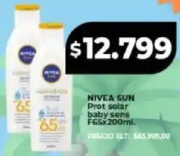 Supermayorista Vital Nivea sun prot solar baby sens f65 oferta