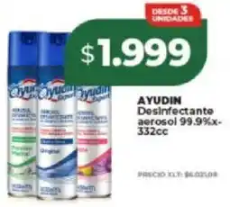 Supermayorista Vital Ayudin desinfectante aerosol 99.9% oferta