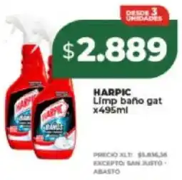 Supermayorista Vital Harpic limp baño gat oferta