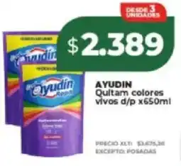 Supermayorista Vital Ayudin quitam colores vivos d/p oferta