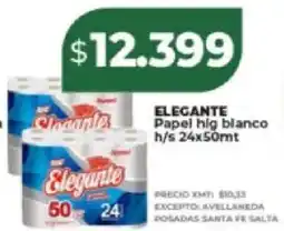 Supermayorista Vital Elegante papel hig blanco h/s oferta
