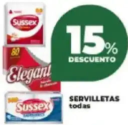 Supermayorista Vital Servilletas todas oferta