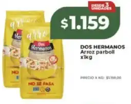 Supermayorista Vital Dos hermanos arroz parboil oferta