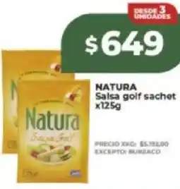 Supermayorista Vital Natura salsa golf sachet oferta