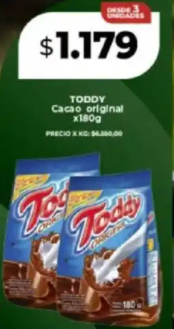 Supermayorista Vital Toddy cacao original oferta