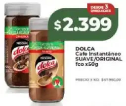 Supermayorista Vital Dolca cafe instantáneo suave/original fco oferta