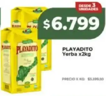 Supermayorista Vital Playadito yerba oferta