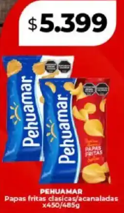 Supermayorista Vital Pehuamar papas fritas clasicas/acanaladas oferta
