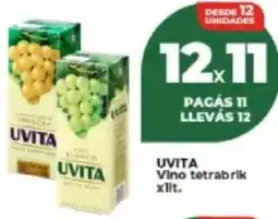 Supermayorista Vital UVITA Vino tetrabrik oferta