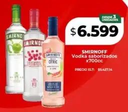 Supermayorista Vital Smirnoff vodka saborizados oferta
